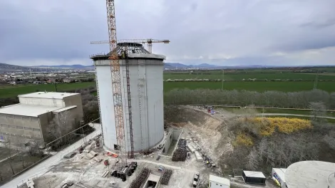 Slínkové silo Holcim