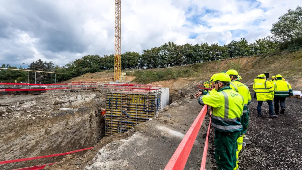 Zahájení stavby slínkového sila 13